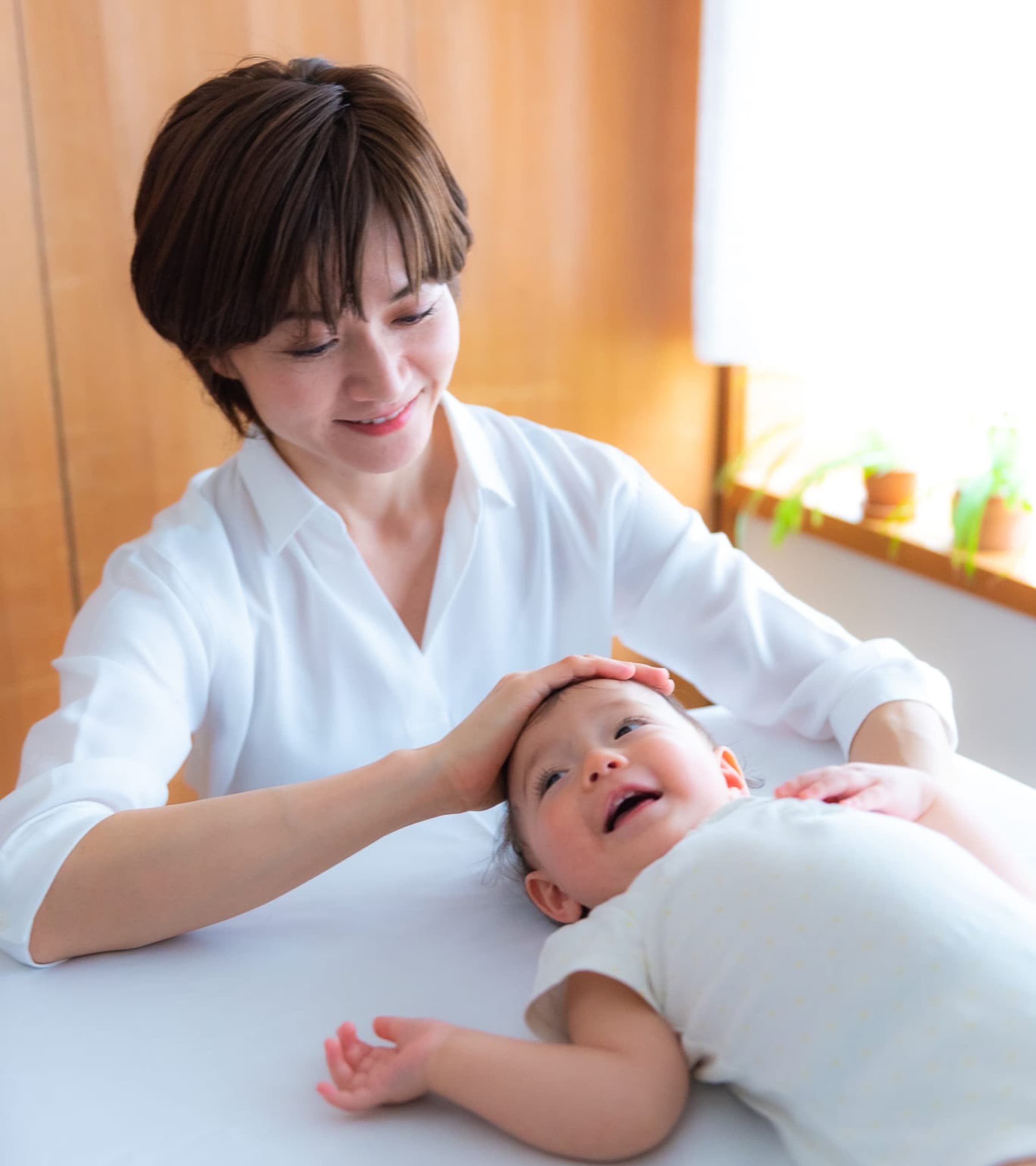 Osteopathic treatment for babies