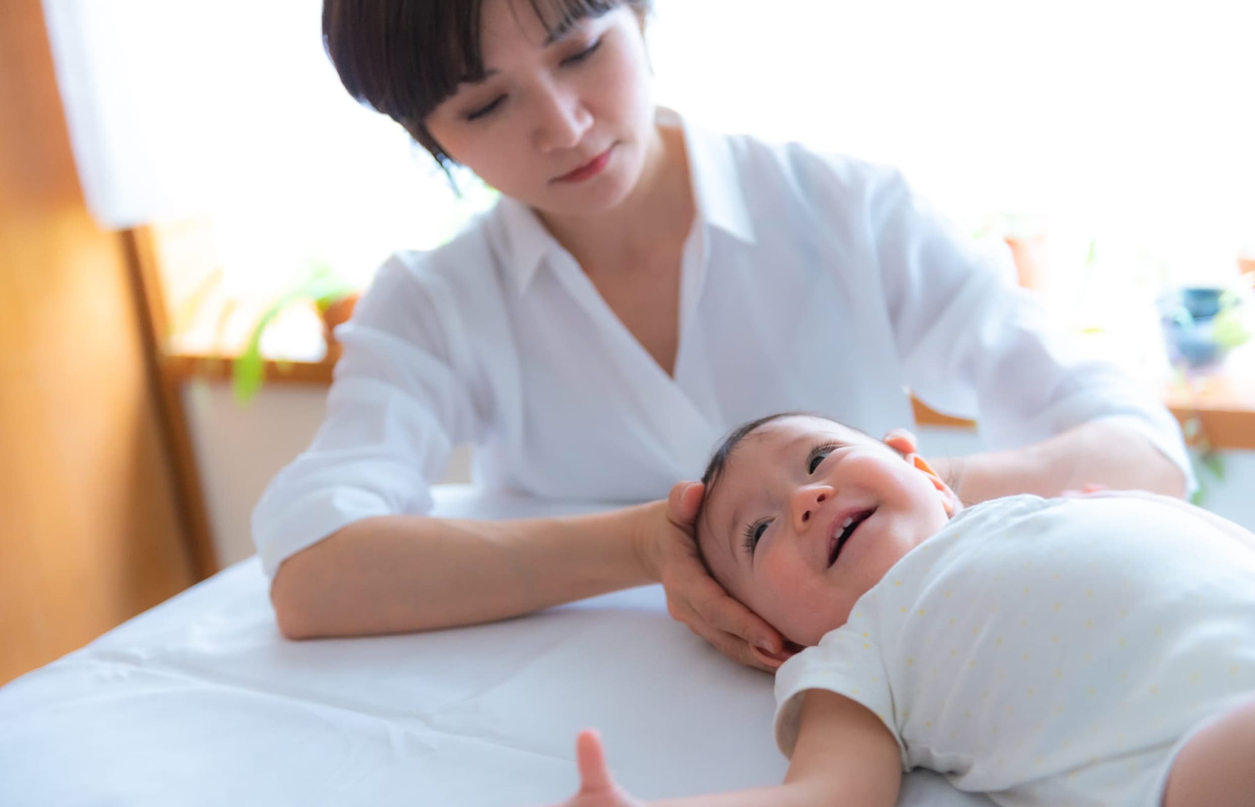 Osteopathic treatment for babies