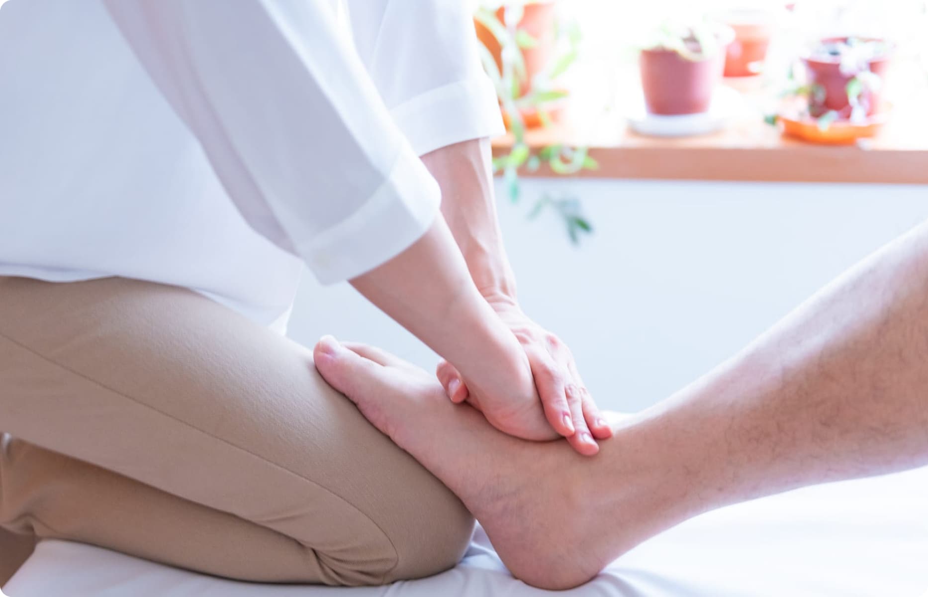 Osteopathic treatment of the toes